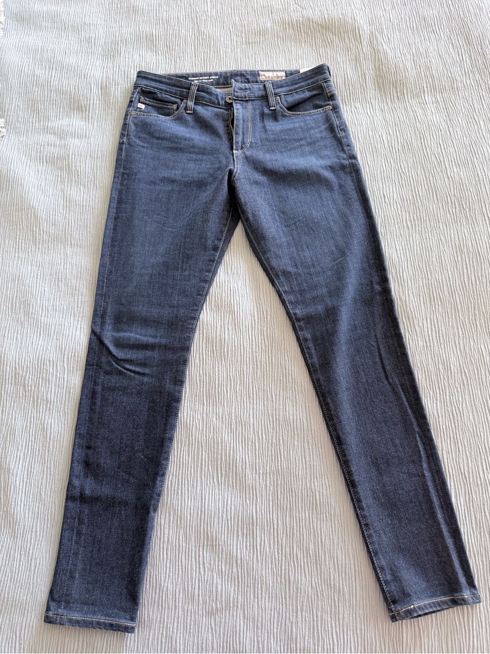 Ag Adriano Goldschmied Dark Blue Skinny Jeans